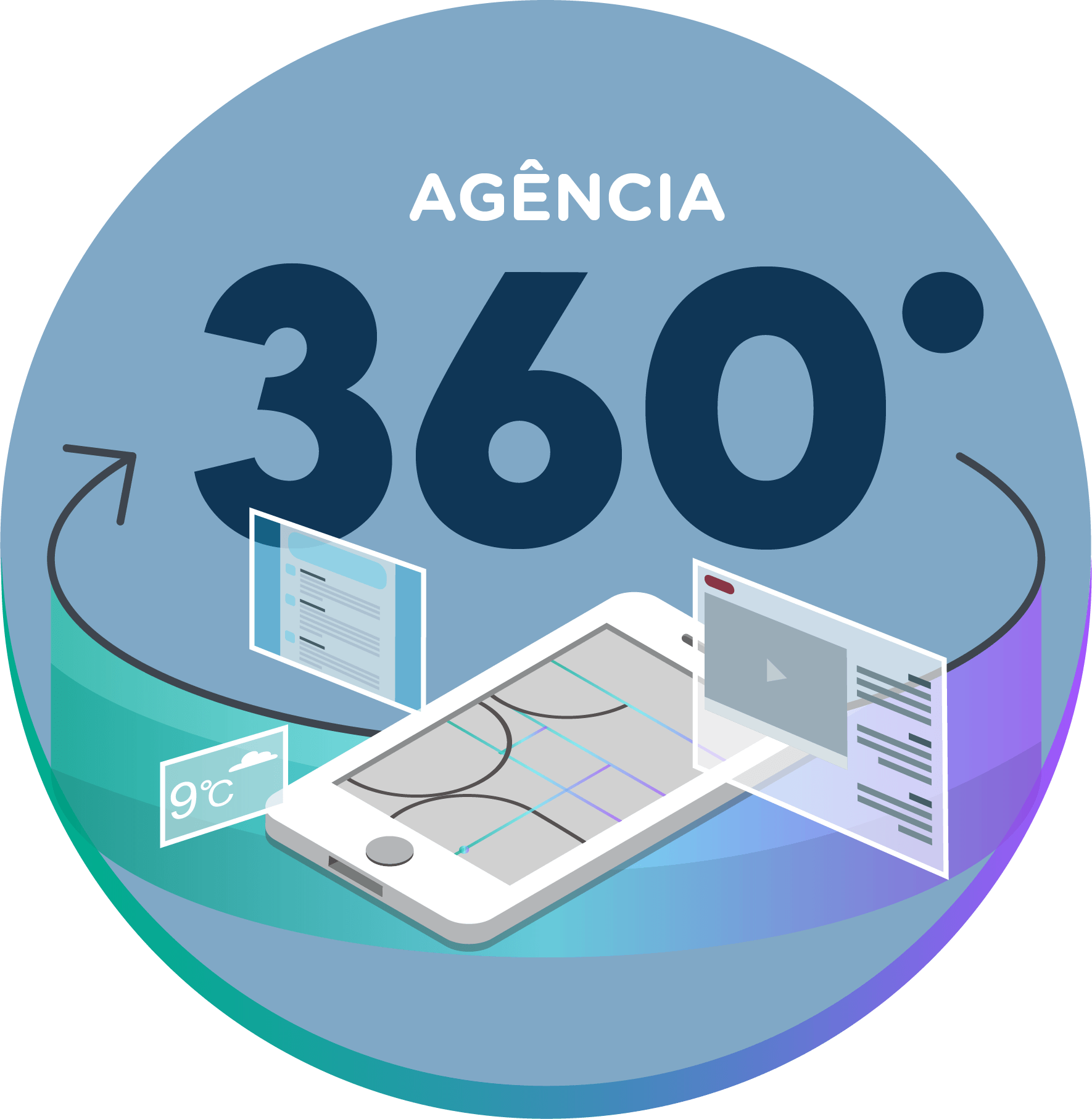a TRADSTAR é uma agência 360º de comunicação